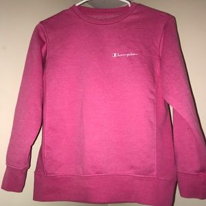 Neon Pink Champion Crewneck